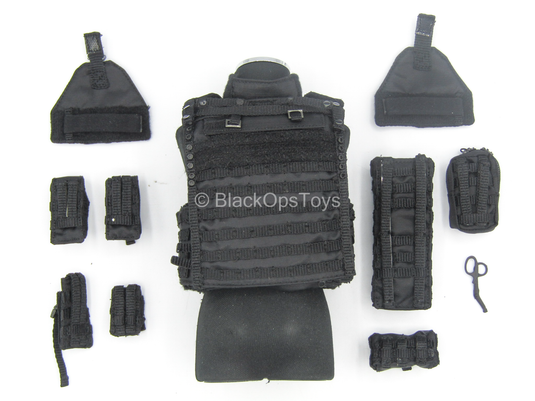 LAPD SWAT 3.0 - Takeshi Yamada - Black MOLLE Plate Carrier Set