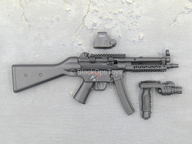 Load image into Gallery viewer, LAPD SWAT - Black HK MP5 SMG w/Red Dot SIght
