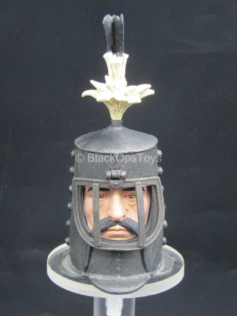 Monty Python - Sir Bedevere - Male Helmeted Head Sculpt – BlackOpsToys