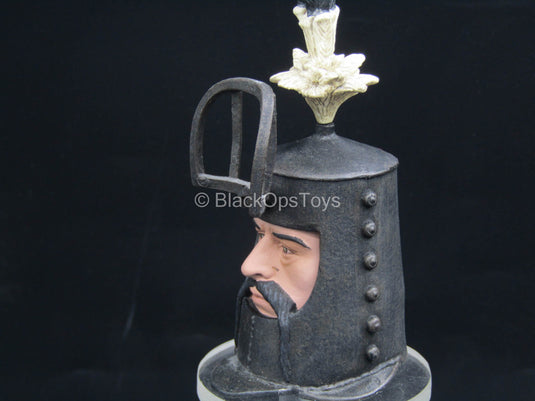Monty Python - Sir Bedevere - Male Helmeted Head Sculpt