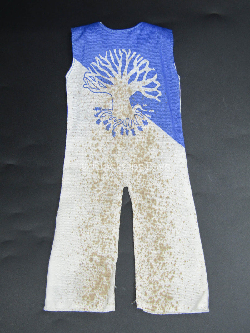 Load image into Gallery viewer, Monty Python - Sir Bedevere - Weathered Blue &amp; White Tunic
