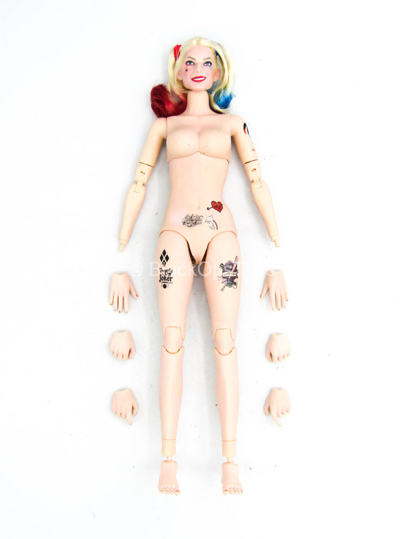 Load image into Gallery viewer, Clown Queen - Female Base Body w/Tattoos &amp; Head Sculpt
