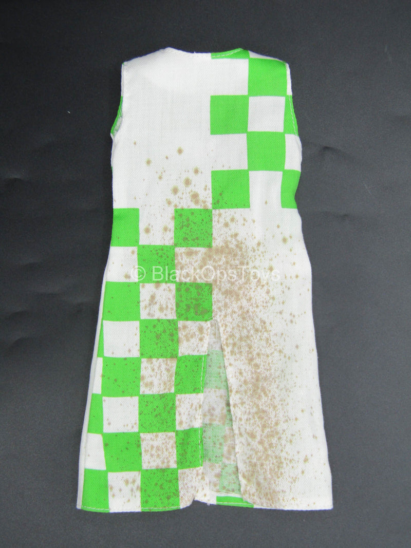 Load image into Gallery viewer, Monty Python - Sir Robin - Weathered Green &amp; White Tunic
