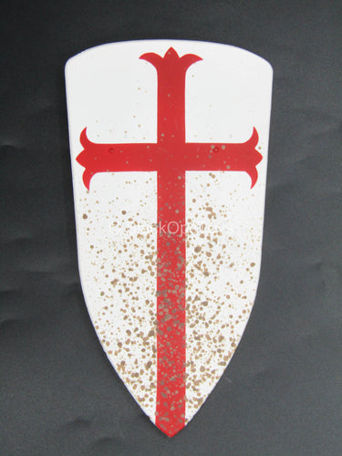 Monty Python - Sir Galahad - Weathered Red & White Shield