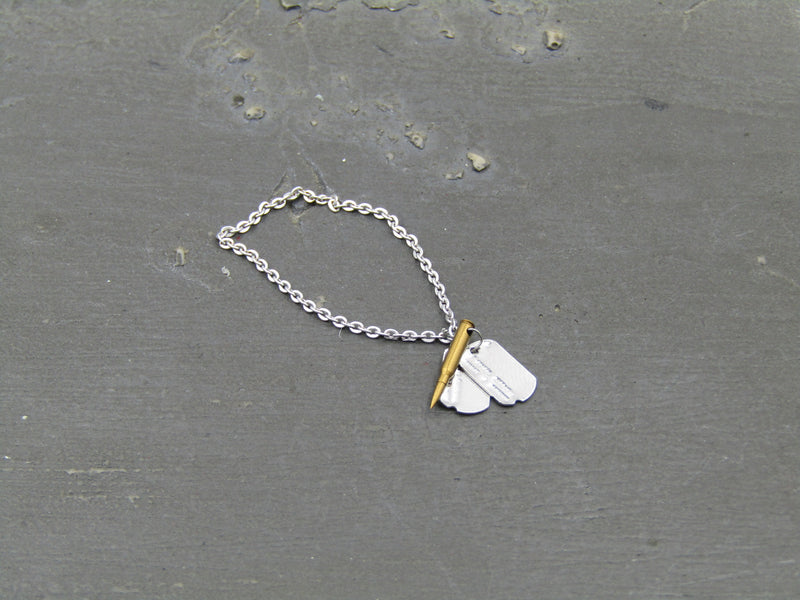 Load image into Gallery viewer, Player Unknowns Battlegrounds - Dog Tags w/Bullet
