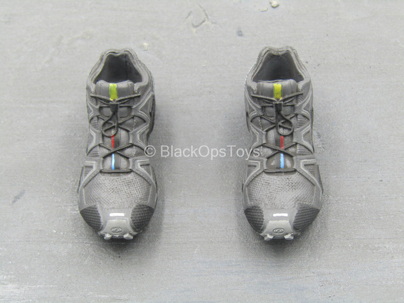 Load image into Gallery viewer, BOOT - Black &amp; Grey Salomon Combat Boots (Peg Type)
