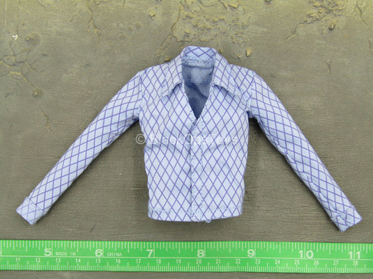 Lady Joker - Blue Female Dress Shirt