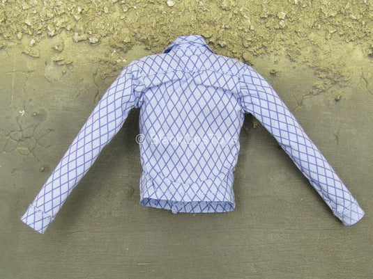 Lady Joker - Blue Female Dress Shirt