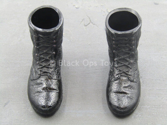 US Army Ranger - Black Glossy Boots (Foot Type)