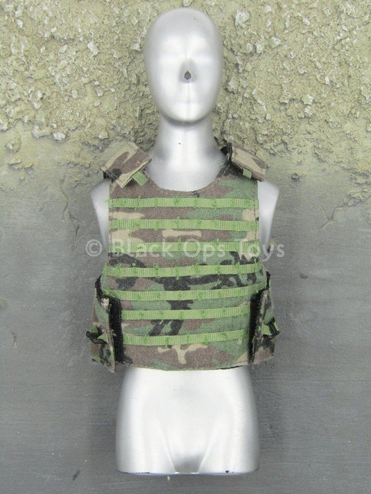 US Army Ranger - Woodland Camo Plate Carrier