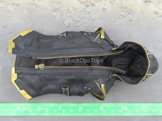 Endgame - Hawkeye - Black & Gold Like Vest w/Hood