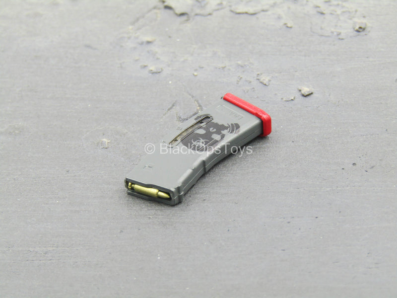 Load image into Gallery viewer, AMMO - Grey &amp; Red 5.56 30 Round Magazine
