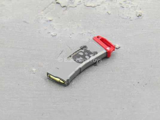 AMMO - Grey & Red 5.56 30 Round Magazine w/Magpul