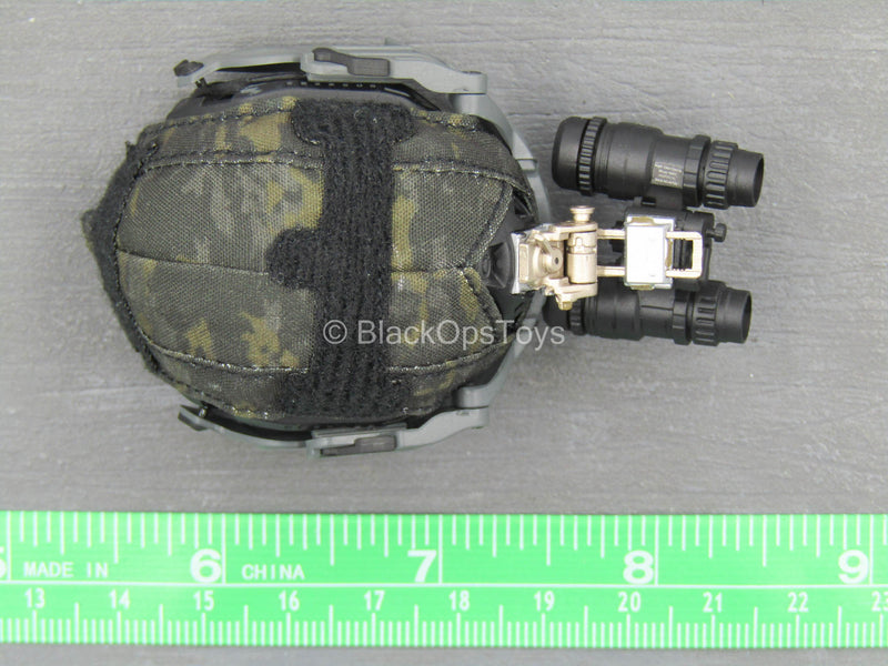 Load image into Gallery viewer, ZERT - AMG Juggernaut - Black Multicam Helmet w/NVG &amp; Face Shield

