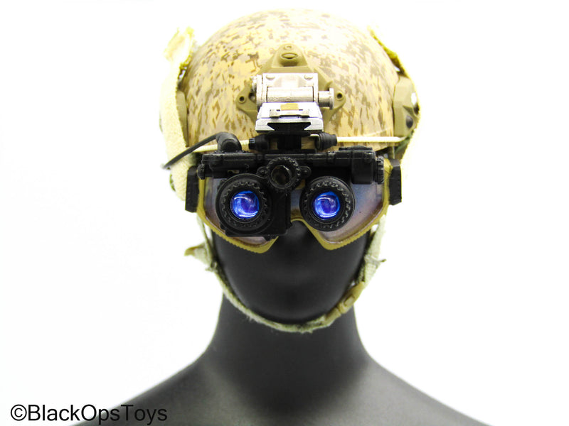 Load image into Gallery viewer, SMU Tier 1 Op. RECCE Element - AOR1 Camo Helmet w/NVG Set
