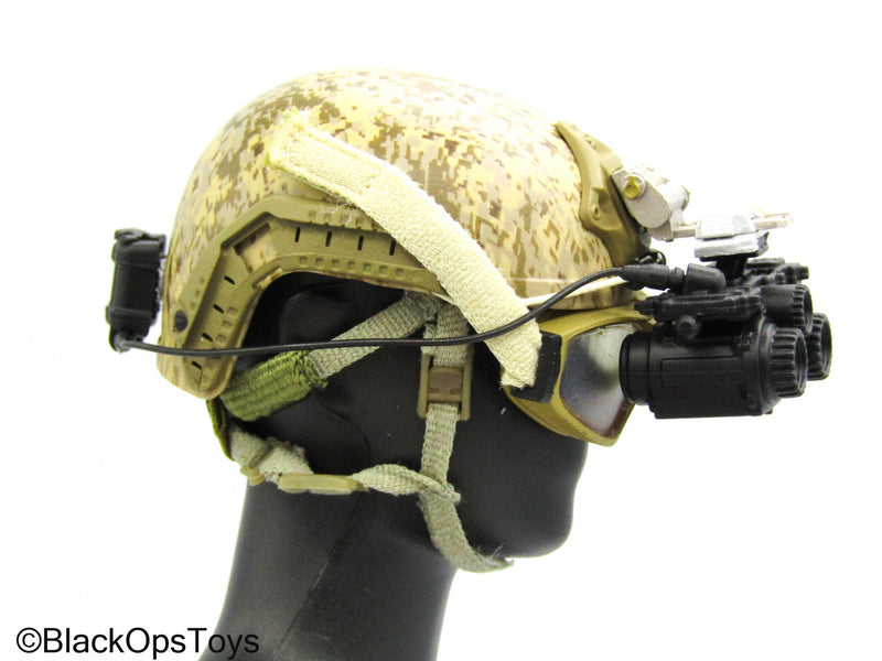 Load image into Gallery viewer, SMU Tier 1 Op. RECCE Element - AOR1 Camo Helmet w/NVG Set
