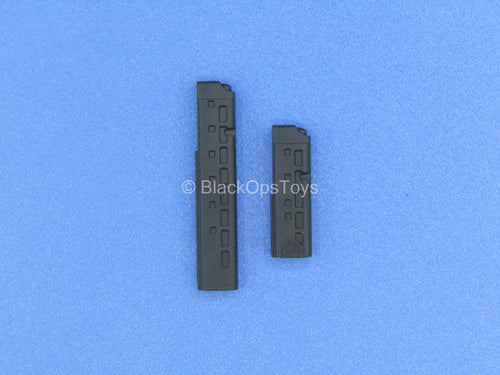 1/6 - Custom - Black MP9 Submachine Gun Magazines (pair)