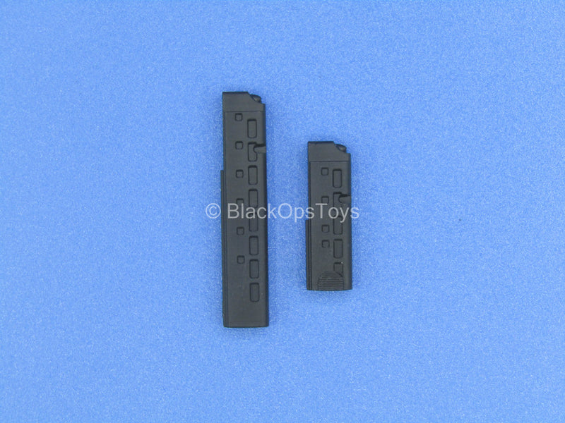 Load image into Gallery viewer, 1/6 - Custom - Black MP9 Submachine Gun Magazines (pair)
