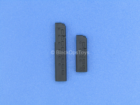 1/6 - Custom - Black MP9 Submachine Gun Magazines (pair)