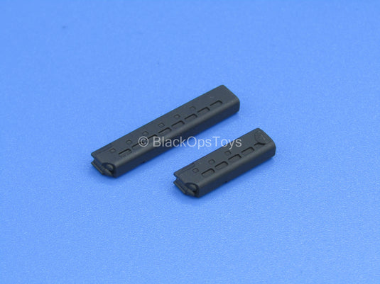 1/6 - Custom - Black MP9 Submachine Gun Magazines (pair)