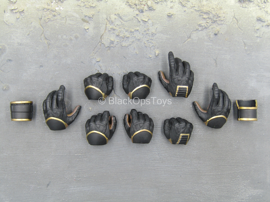 Endgame - Hawkeye - Male Black & Gold Like Gloved Hand Set