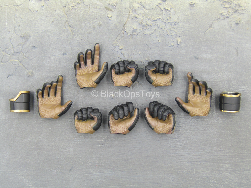 Load image into Gallery viewer, Endgame - Hawkeye - Male Black &amp; Gold Like Gloved Hand Set
