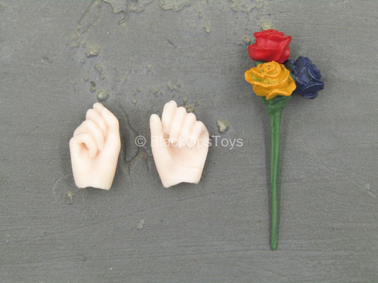 Female Comedian - Female Hand Set w/Roses
