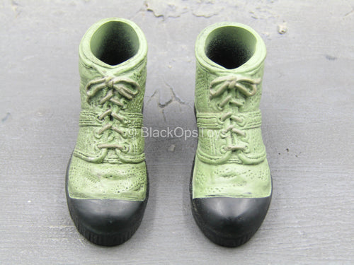 Vietnam - Viet Cong Green Boots (Foot Type)
