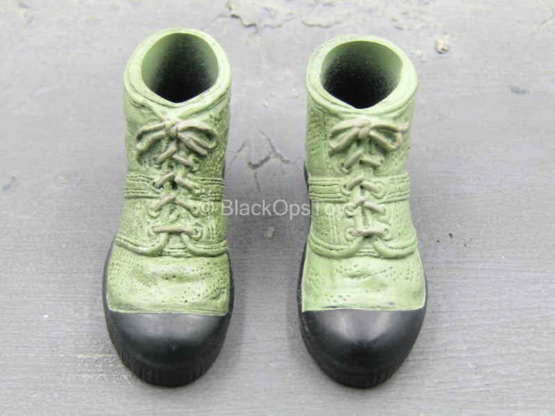 Load image into Gallery viewer, Vietnam - Viet Cong Green Boots (Foot Type)
