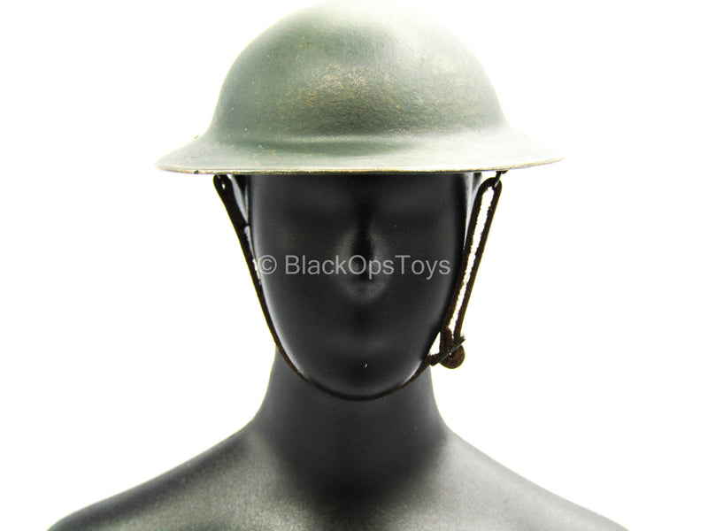 Load image into Gallery viewer, WWI - British Colonel Mackenzie - Metal Brodie Helmet

