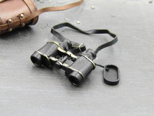 WWI - British Colonel Mackenzie - Binoculars w/Leather Case