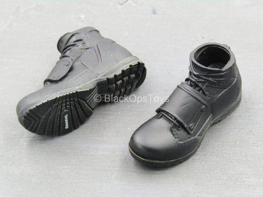 Infinity War - Winter Soldier - Black Combat Boots (Peg Type)