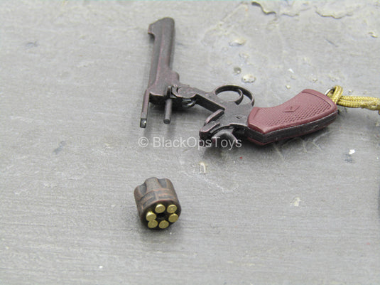 WWI - British Colonel Mackenzie - Metal Indiana Jones Pistol w/Bayonette