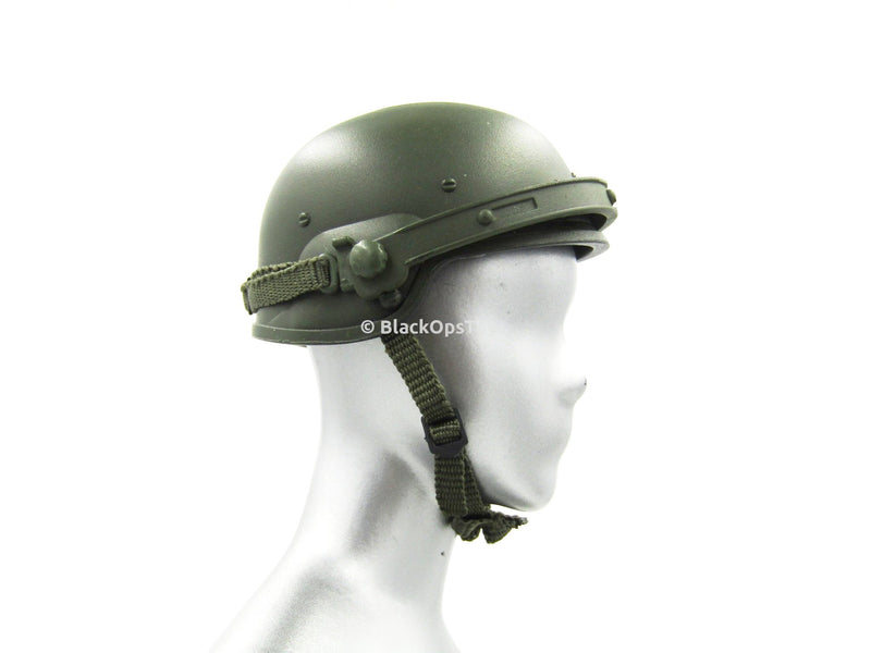 Load image into Gallery viewer, SWAT Team &quot;Chuck&quot; Morris Green Combat Helmet

