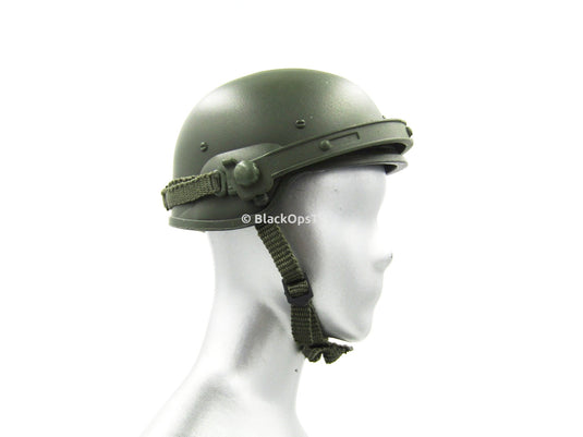 SWAT Team "Chuck" Morris Green Combat Helmet