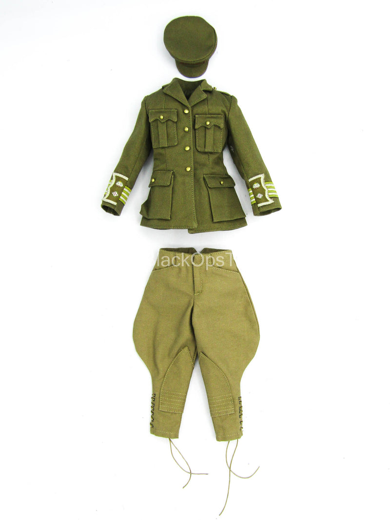 Load image into Gallery viewer, WWI - British Colonel Mackenzie - Green Military Officer Uniform Set
