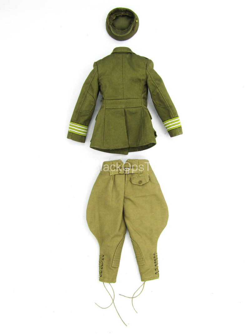Load image into Gallery viewer, WWI - British Colonel Mackenzie - Green Military Officer Uniform Set
