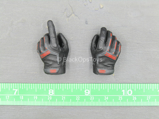 ZERT - Sniper Team - Black & Red Gloved Hand Set