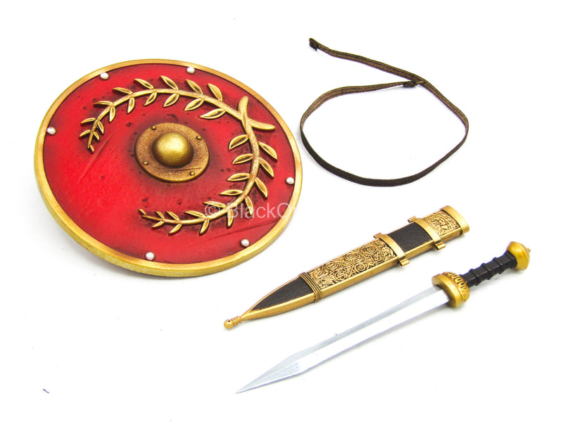 Load image into Gallery viewer, Imperial Legion Trumpeter - Metal Sword &amp; Sheath w/Shield

