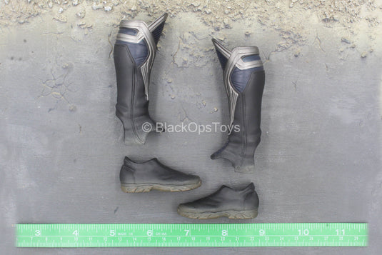 The Avengers - Thor - Black Boots w/Shin Guard (Peg Type)