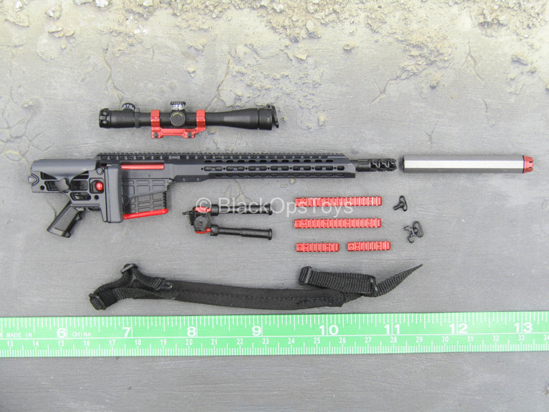 Load image into Gallery viewer, ZERT - Sniper Team - Black MRAD Sniper Rifle w/Accessory Set
