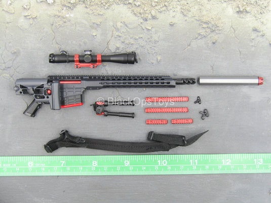 ZERT - Sniper Team - Black MRAD Sniper Rifle w/Accessory Set