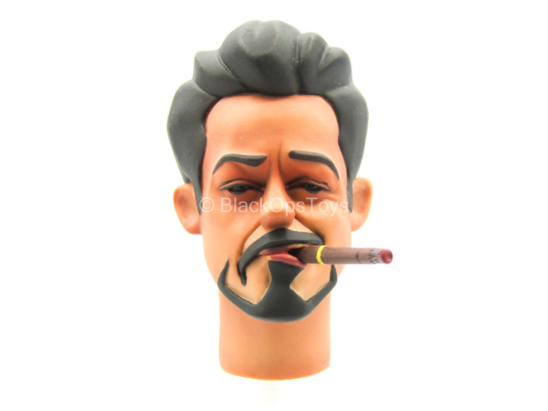 Load image into Gallery viewer, Male Head Sculpt w/CIgar
