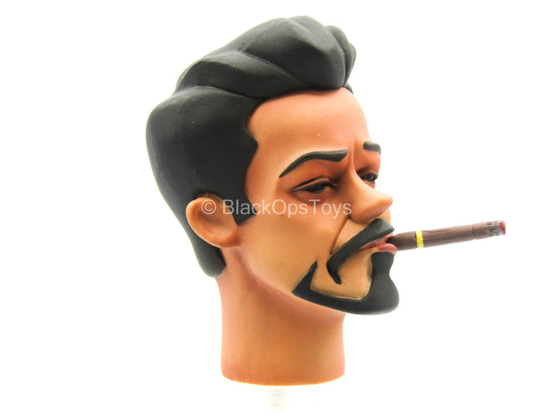 Load image into Gallery viewer, Male Head Sculpt w/CIgar
