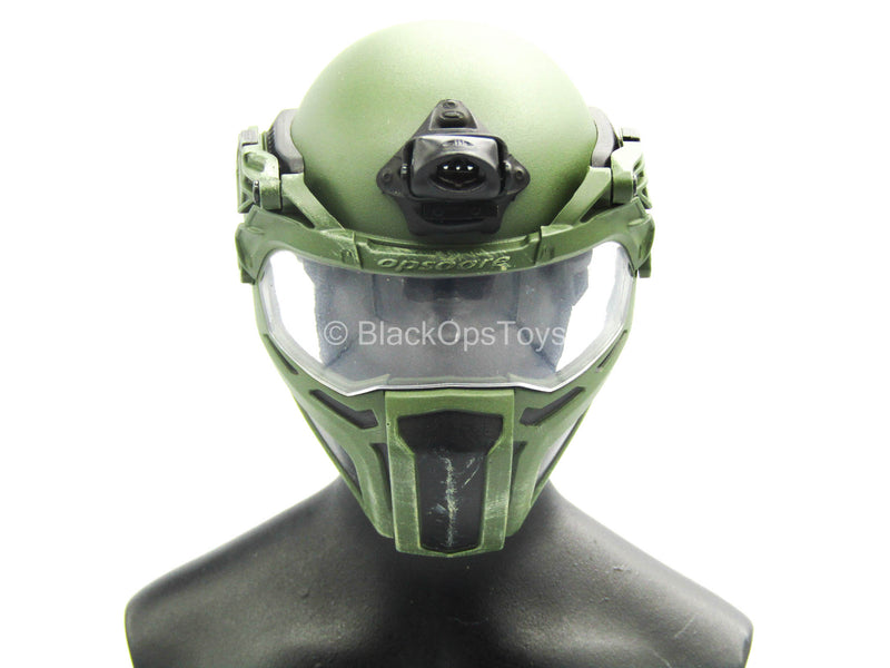 Load image into Gallery viewer, Enforcer Corps - Yuri - Helmet w/Face Guard Set
