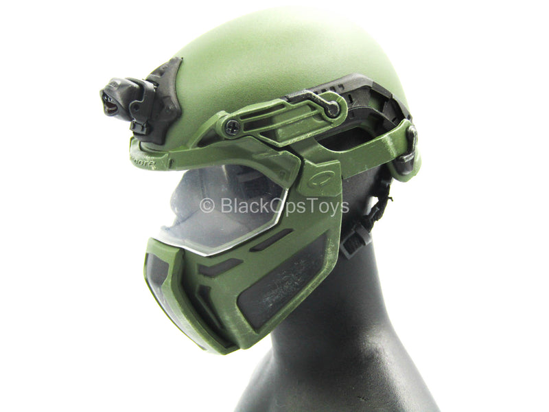 Load image into Gallery viewer, Enforcer Corps - Yuri - Helmet w/Face Guard Set
