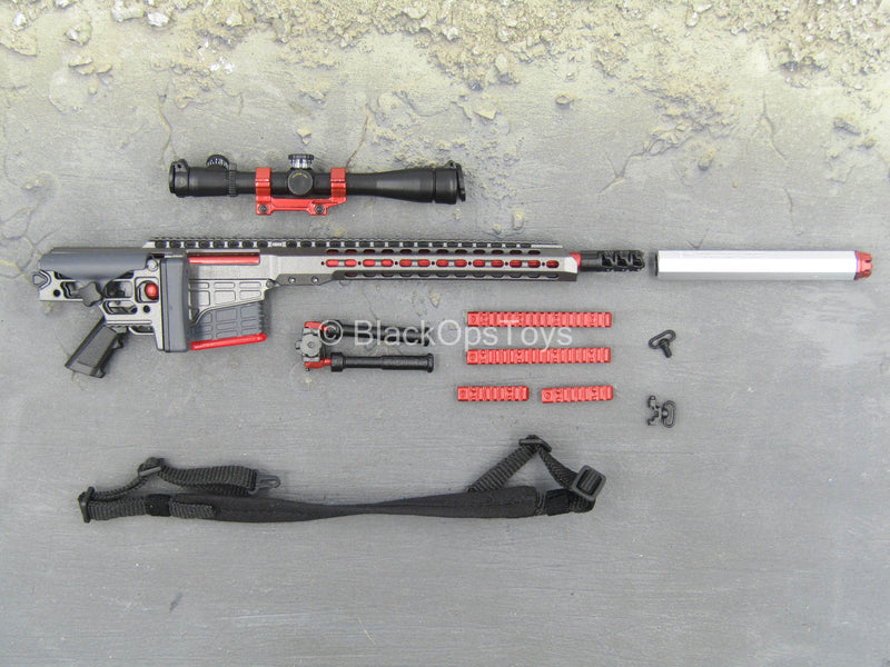 Load image into Gallery viewer, ZERT - Sniper Team - Wolf Grey MRAD Sniper Rifle &amp; Accessory Set
