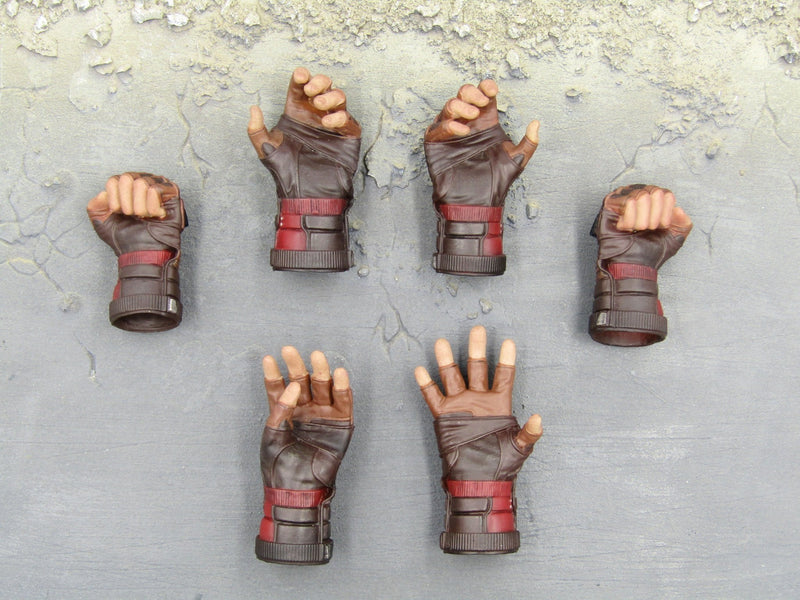 Load image into Gallery viewer, Age of Ultron - Captain America - Fingerless Gloved Hands Set x6
