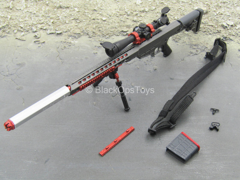 Load image into Gallery viewer, ZERT - Sniper Team - Wolf Grey MRAD Sniper Rifle &amp; Accessory Set

