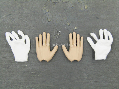 WWII - Japanese Imperial Army - Bendy Hand Set w/White Gloves